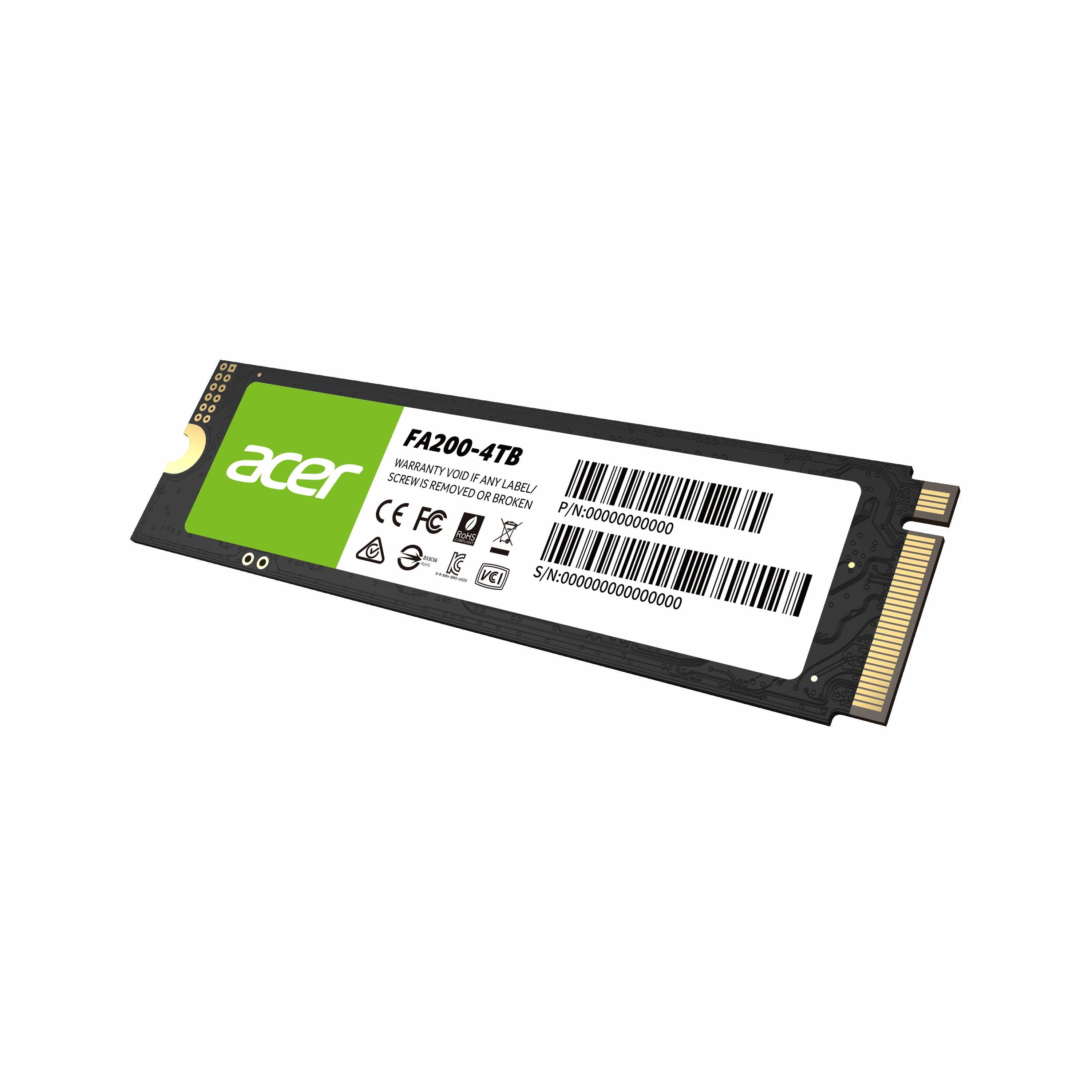 SSD NMVe ACER FA200 4TB BL.9BWWA.150 - SSD NMVe ACER FA200 4TB BL.9BWWA.150 -
